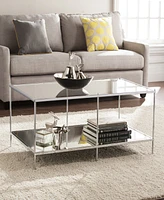 Ashe Glam Mirrored Cocktail Table