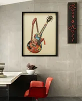 Empire Art Direct 'Electric Guitar' Dimensional Collage Wall Art - 25" x 33''