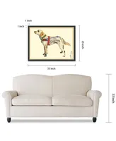 Empire Art Direct 'Yellow Lab' Dimensional Collage Wall Art - 25'' x 33''