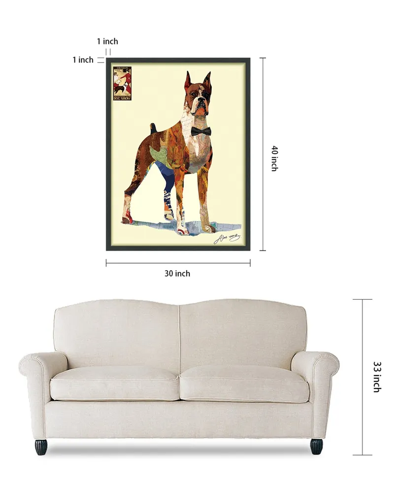 Empire Art Direct 'The Boxer' Dimensional Collage Wall Art - 30'' x 40''