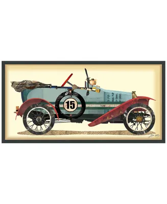 Empire Art Direct 'Antique Automobile 1' Dimensional Collage Wall Art 25" x 48''