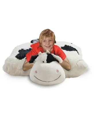 Pillow Pets Signature Jumboz Cozy Cow Oversized Stuffed Animal Plush Toy