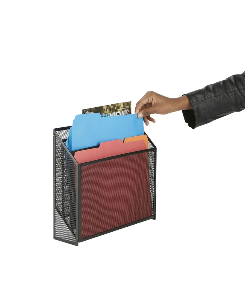 Mind Reader 3 Tier Jumbo Magazine File Holder