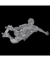 Boy's Word Art T-shirt - Popular Skating Moves & Tricks