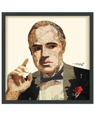 Empire Art Direct 'Godfather' Dimensional Collage Wall Art - 25'' x 25''