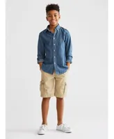 Polo Ralph Lauren Toddler Little Big Boys Cotton Chambray Shirt