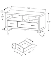 Monarch Specialties 48" L Tv Stand