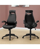 Monarch Specialties Leather Look Office Chair