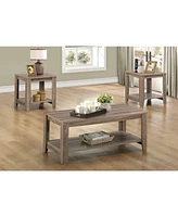 Monarch Specialties 3 Piece Table Set