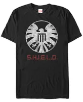 Marvel Men's Avengers Agents of S.h.i.e.l.d. Emblem Costume Short Sleeve T-Shirt