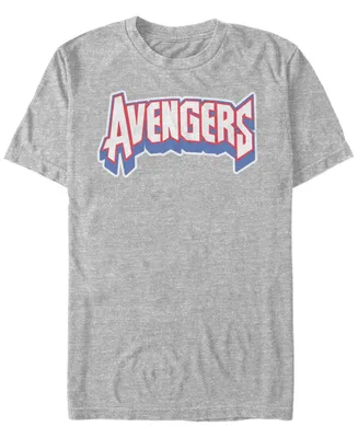 Marvel Men's Comic Collection Avengers Logo Short Sleeve T-Shirt
