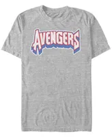 Marvel Men's Comic Collection Avengers Logo Short Sleeve T-Shirt
