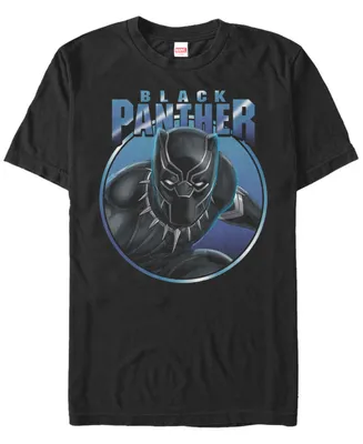 Marvel Men's Comic Collection Black Panther Gaze Short Sleeve T-Shirt