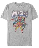 Marvel Men's Comic Collection Retro Earths Mightiest Heroes Short Sleeve T-Shirt