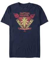 Marvel Men's Captain Protector Chest Logo Short Sleeve T-Shirt