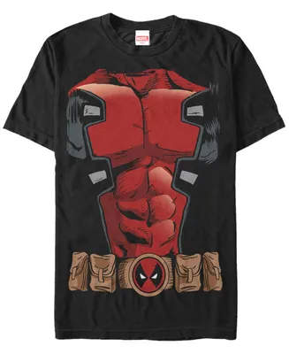 Marvel Men's Deadpool Chest Costume Short Sleeve T-Shirt