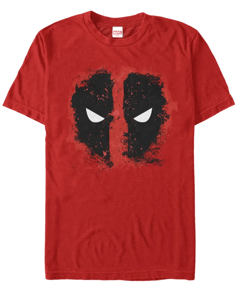 Marvel Men's Comic Collection Deadpool Eyes Glare Short Sleeve T-Shirt