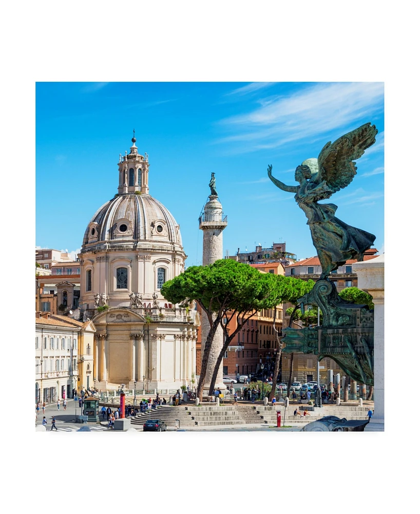 Philippe Hugonnard Dolce Vita Rome 3 the City of the Italian Angels Canvas Art - 19.5" x 26"