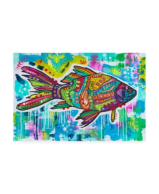 Dean Russo Electric Goldfish Canvas Art - 36.5" x 48"