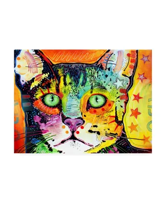 Dean Russo Straight Cat Canvas Art - 15.5" x 21"