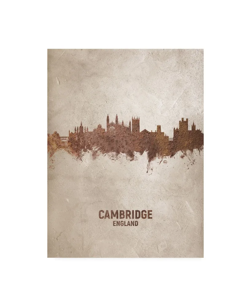 Trademark Fine Art 'Worcester England Skyline' Canvas Art by Michael  Tompsett 