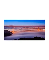 Joe Azur Fog at the Gate Canvas Art - 27" x 33.5"