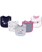 Little Treasure Cotton Drooler Bibs, 5 Pack