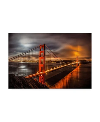 John Gavrili Golden Gate Evening Canvas Art