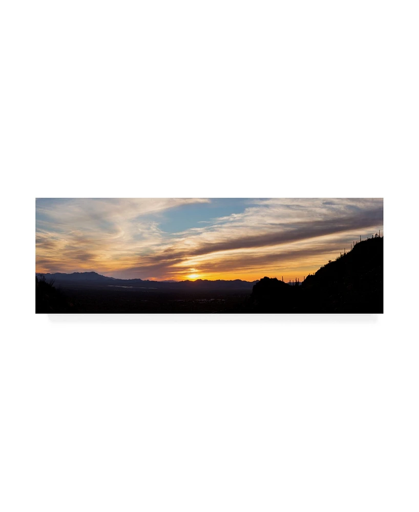 Monte Nagler Arizona Sunset Panorama Canvas Art - 20" x 25"