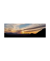 Monte Nagler Arizona Sunset Panorama Canvas Art - 20" x 25"