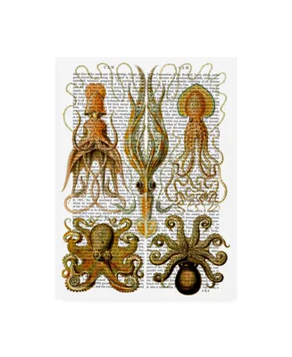 Fab Funky Octopus and Squid Canvas Art