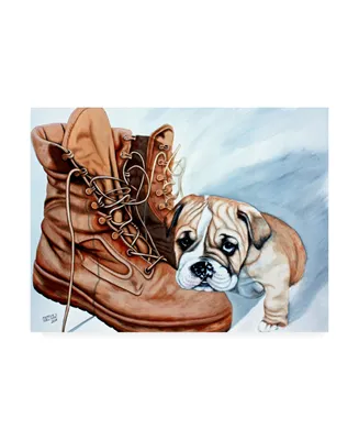 Patrick Sullivan Boots Bulldog Canvas Art