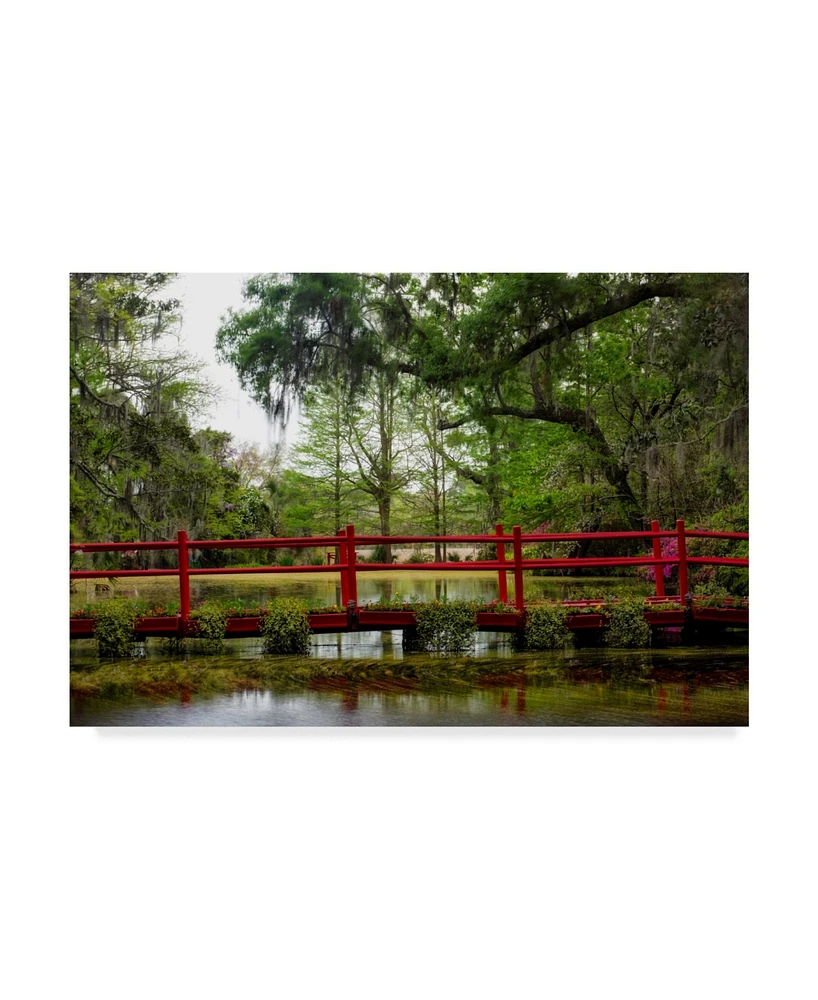 Danny Head The Red Bridge Canvas Art - 20" x 25"