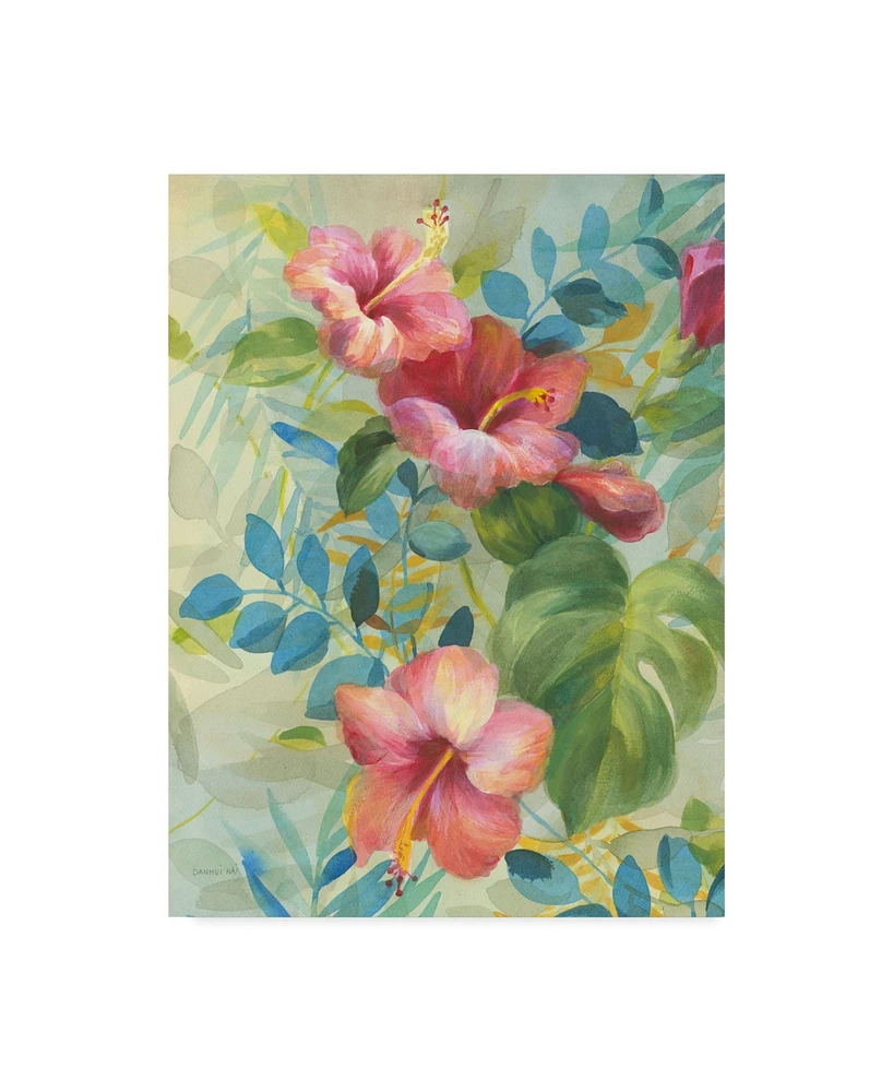 Danhui Nai Hibiscus Garden Ii Canvas Art