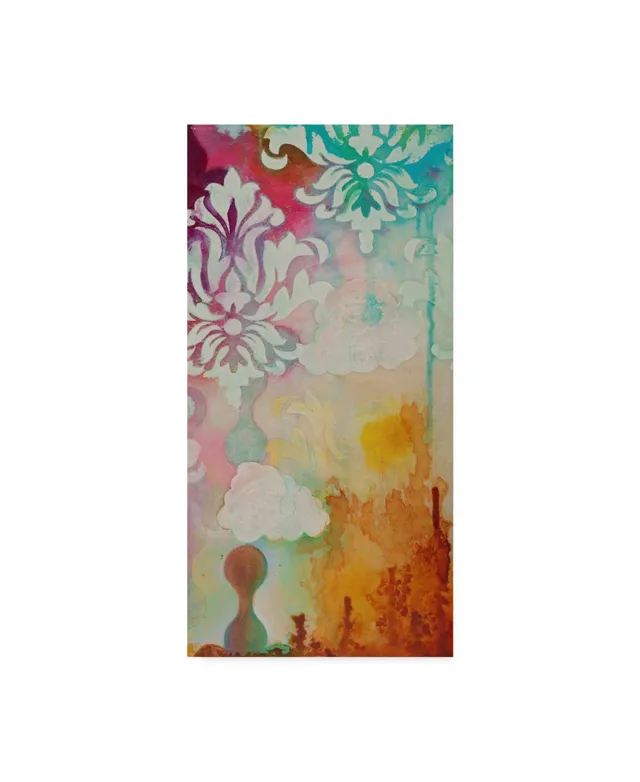 22x32 Kristy Rice 'Pastel Garden I' Canvas Art