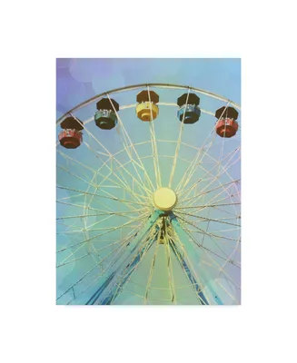 Sylvia Coomes Rainbow Ferris Wheel I Canvas Art