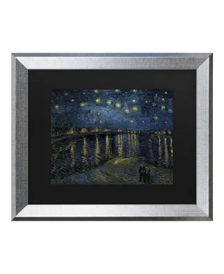 Vincent Van Gogh The Starry Night Ii Matted Framed Art