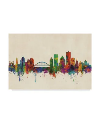 Michael Tompsett Rochester New York Skyline Canvas Art