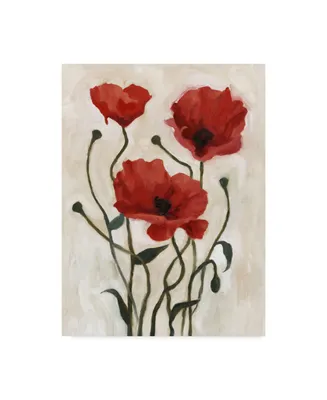 Emma Scarvey Poppy Bouquet I Canvas Art