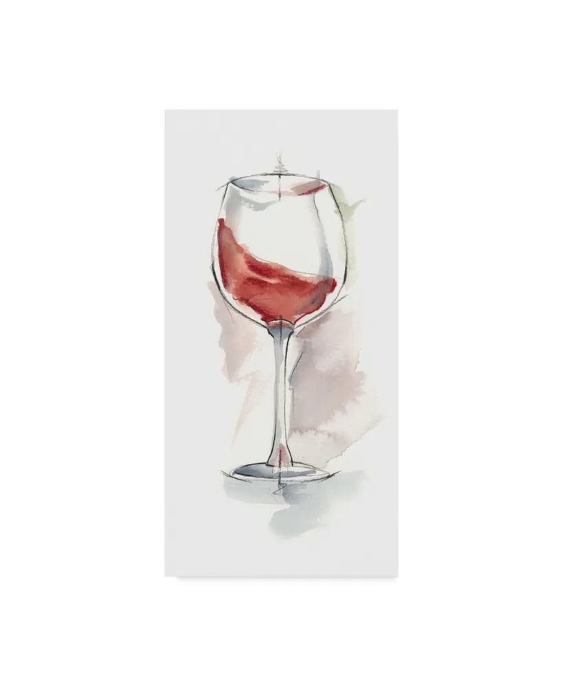 Ethan Harper Wine Glass Study Iv Canvas Art - 15" x 20"