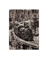 David Drost Train Arrival Iii Canvas Art - 20" x 25"