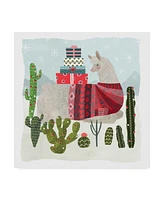 Victoria Borges Holiday Llama Iii Canvas Art