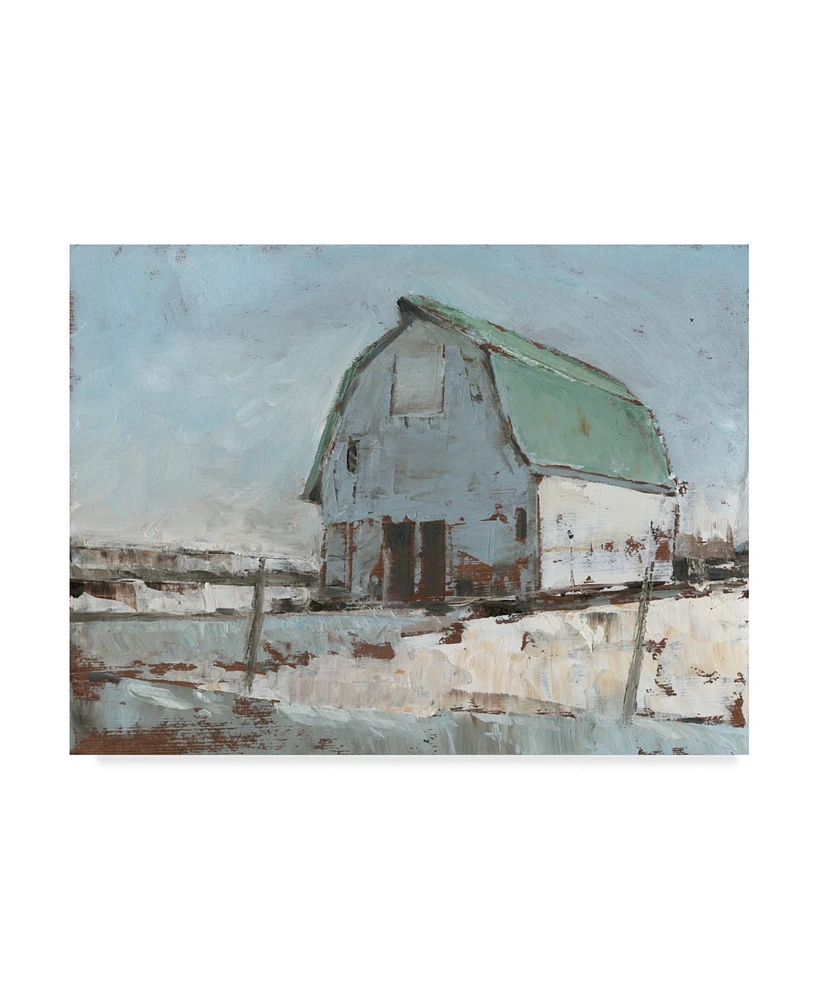 Ethan Harper Plein Air Barn I Canvas Art - 20" x 25"