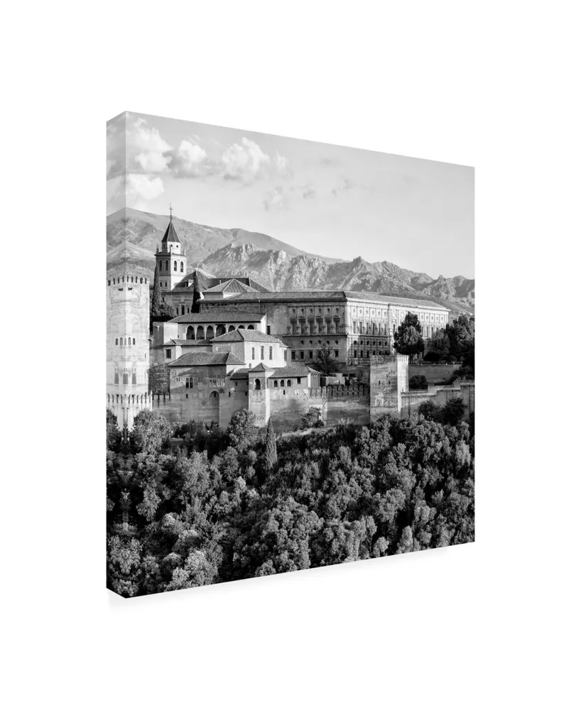 Philippe Hugonnard Made in Spain 3 the Alhambra of Granada B&W Ii Canvas Art