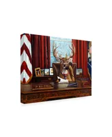 Lucia Hefferna The Buck Stops Here Canvas Art - 19.5" x 26"