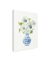 Danhui Nai Floral Chinoiserie White I Canvas Art - 19.5" x 26"