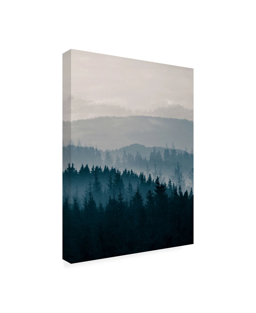 PhotoINC Studio Blue Mountains Ii Canvas Art - 36.5" x 48"