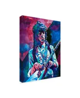 David Lloyd Glover Keith Richards a Rolling Stone Canvas Art