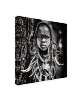 Piet Flour Enigma Canvas Art - 20" x 25"