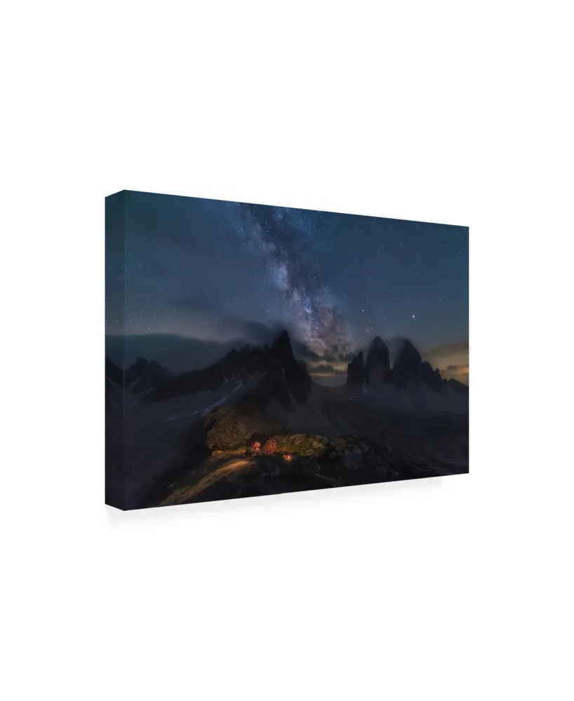 David Martin Castan The Way Mountains Canvas Art